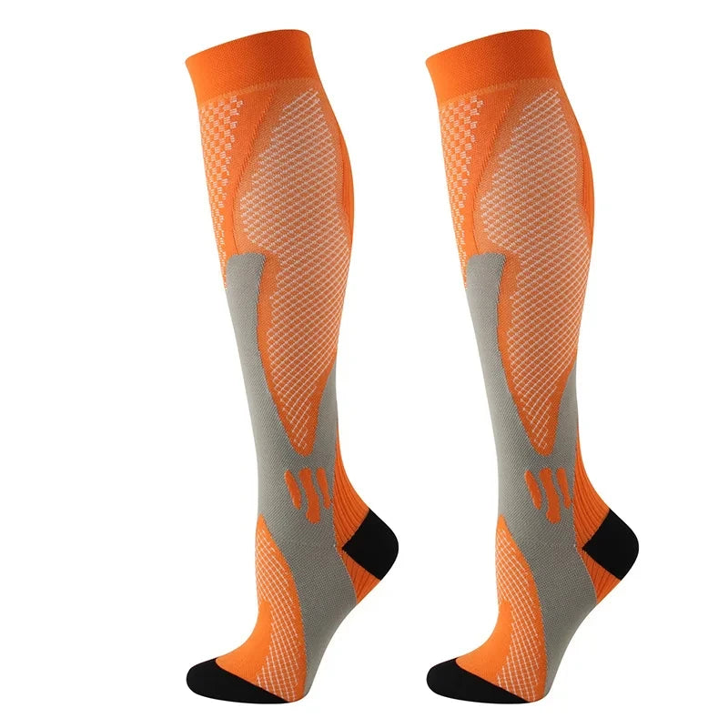 Running Compression Socks Varicose Veins Football Basketball Hiking 20-30mmhg Sports Socks Diabetes Edema Pregnancy Nurse Socks