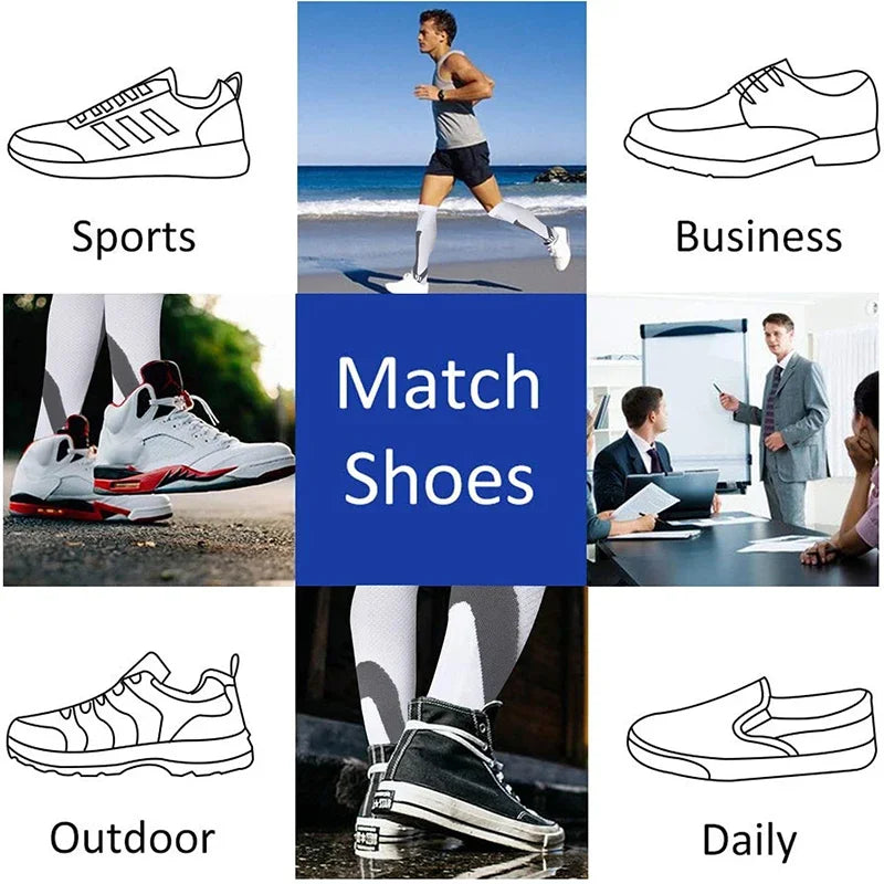 Running Compression Socks Varicose Veins Football Basketball Hiking 20-30mmhg Sports Socks Diabetes Edema Pregnancy Nurse Socks