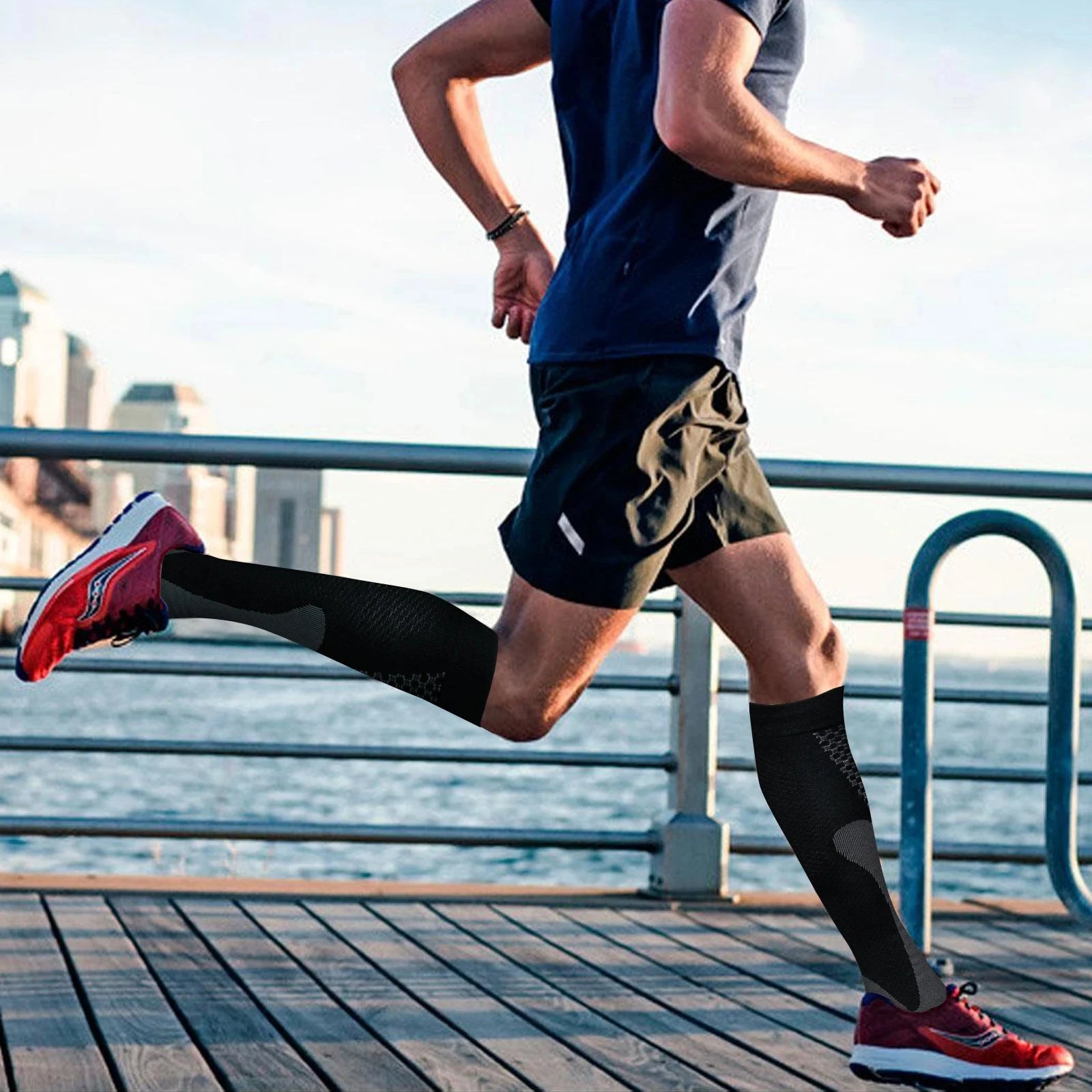 Running Compression Socks Varicose Veins Football Basketball Hiking 20-30mmhg Sports Socks Diabetes Edema Pregnancy Nurse Socks