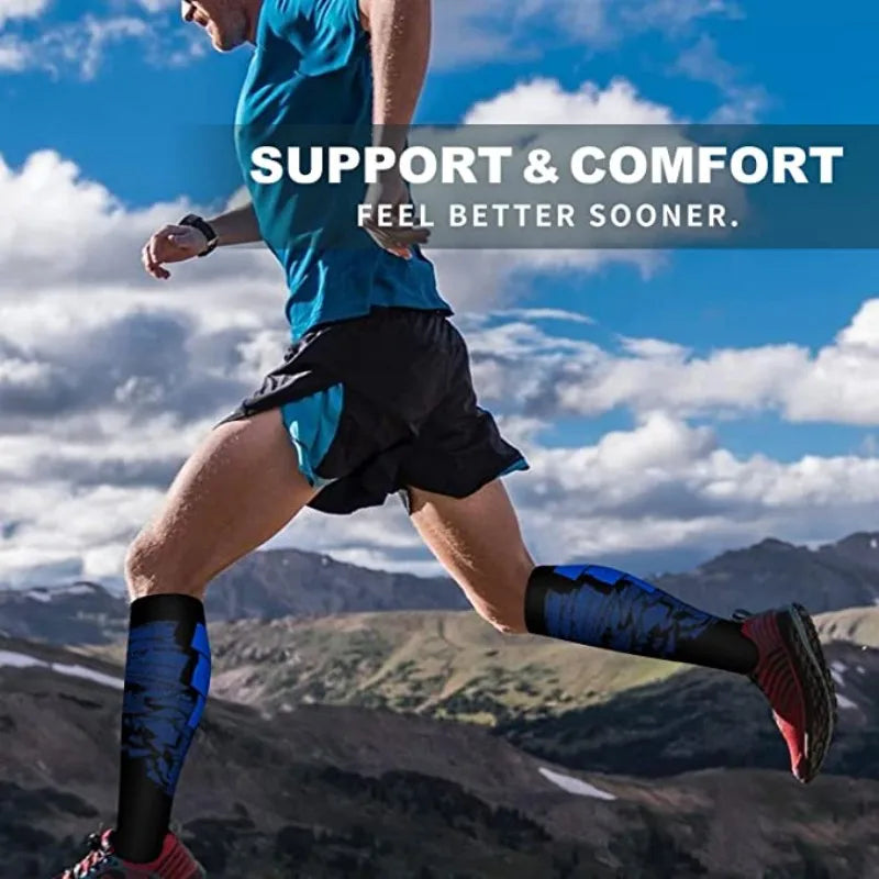 Unisex Compression Socks 20–30 mmHg | Athletic Support & Everyday Comfort