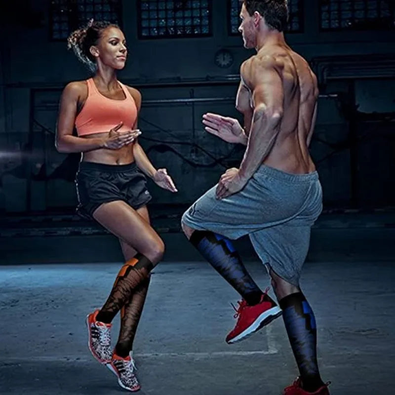 Unisex Compression Socks 20–30 mmHg | Athletic Support & Everyday Comfort