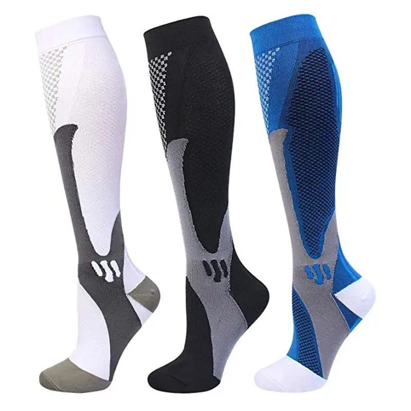 Running Compression Socks Varicose Veins Football Basketball Hiking 20-30mmhg Sports Socks Diabetes Edema Pregnancy Nurse Socks
