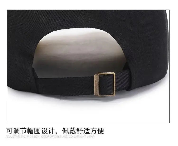 Anti-Sun Couple Baseball Hat Adjustable Letter Embroidery Hip Hop Gorras Versatile Breathable Streetwear Hats Outdoor Sports